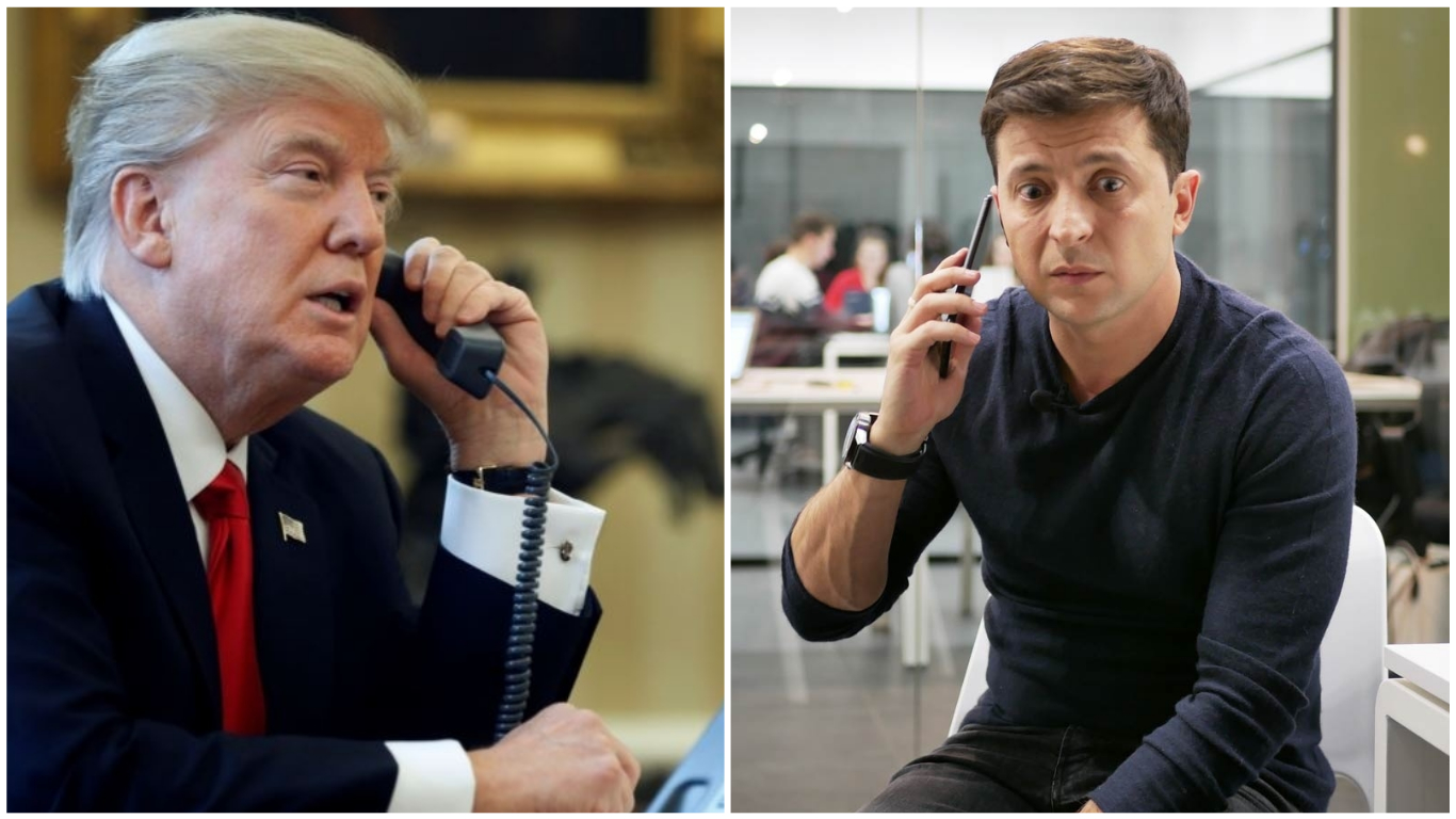 «Исторический телефонный разговор» В. Зеленского и Д. Трампа