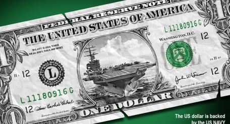 Доллар подкреплен не только финансовой, но прежде всего глобальной военно-морской мощью Америки