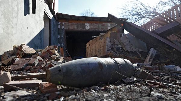 Донбасс в огне войны, развязанной Киевом в апреле 2014 года.