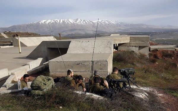 Военнослужащие ЦАХАЛа в бункерах на Голанах