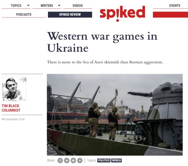 Spiked об украинской войне