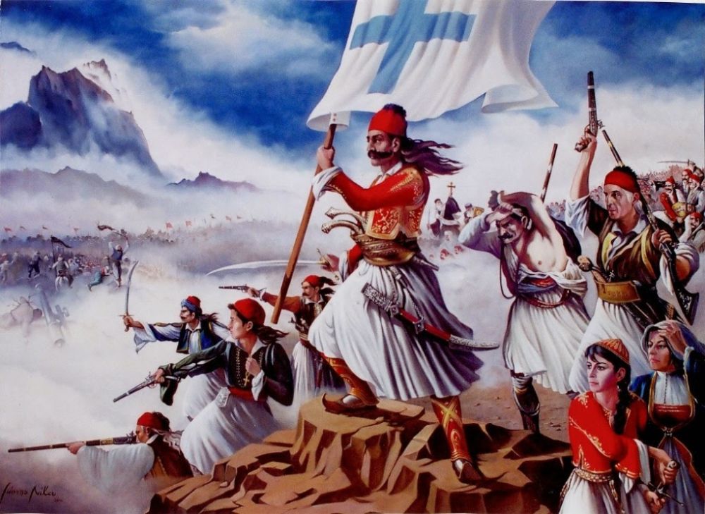В 1821 году восстание против османов было поднято под предводительством князя Александра Ипсиланти, грека по происхождению и русского генерала.