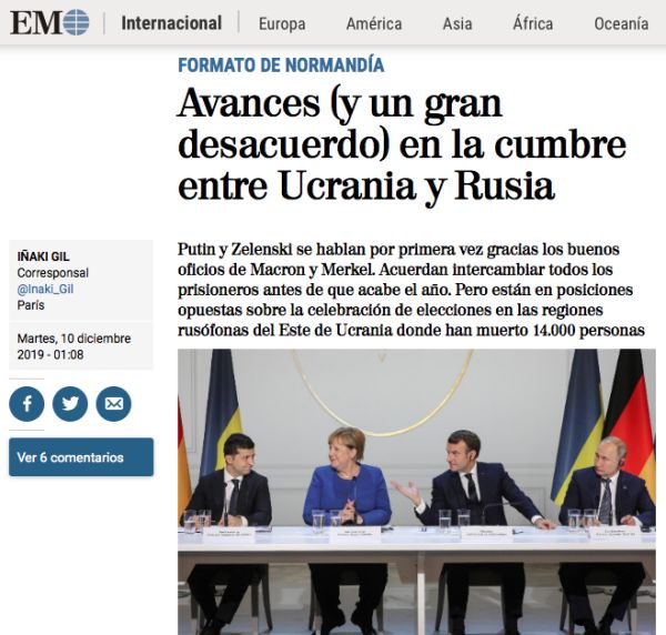 Avances (y un gran desacuerdo) en la cumbre entre Ucrania y Rusia