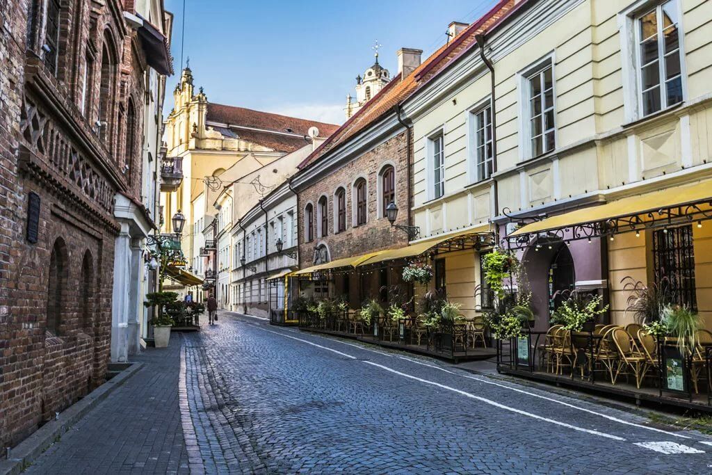 Старый город, вильнюсская туристическая мекка, пуст совершенно. Фото: yandex.ru