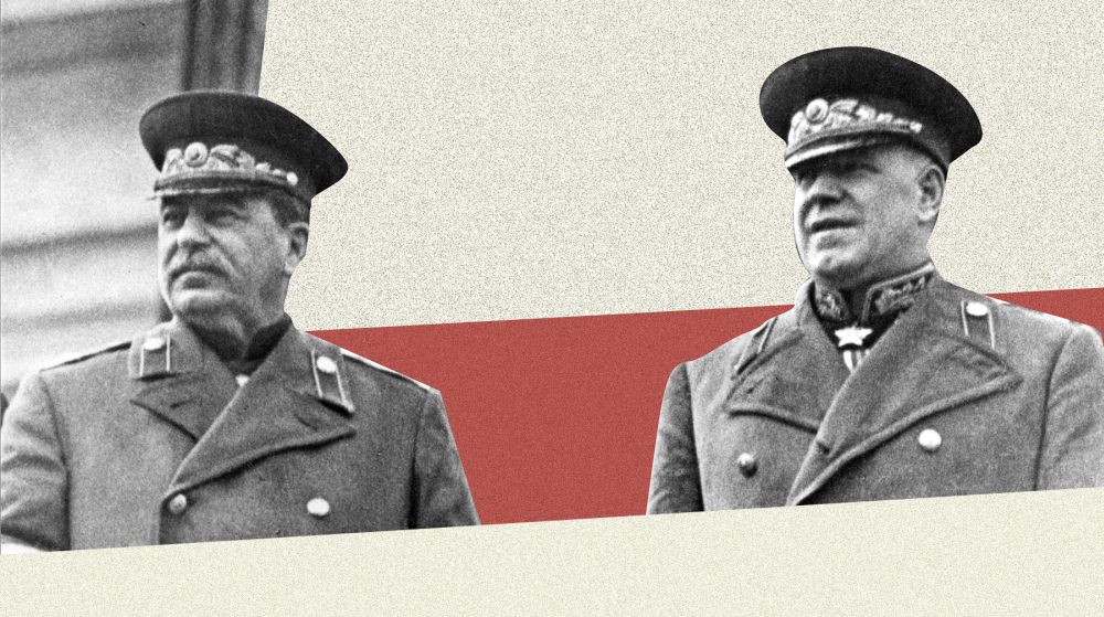 Сталин и Жуков, Москва, 1945 г.