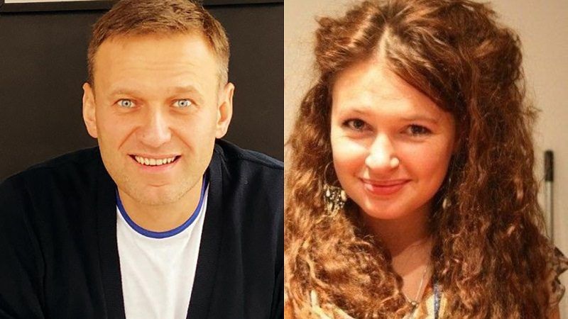 Алексей Навальный и Мария Певчих