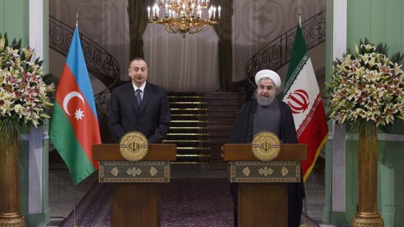 И. Алиев и президент Ирана Х. Роухани