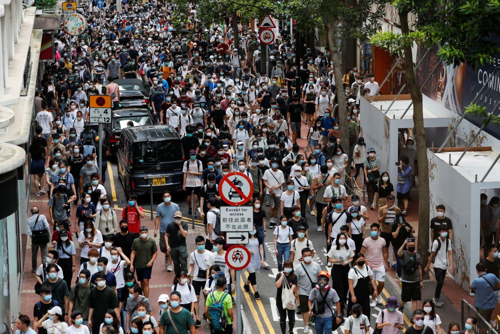 Протесты в Гонконге.