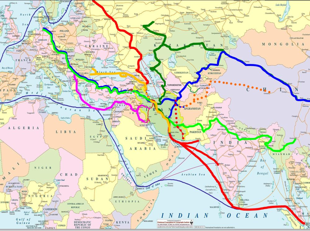 Точка пересечения основных транспортных коридоров Евразии: Закавказье