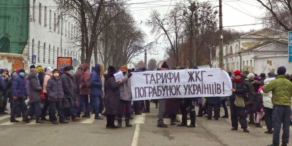 Во время визита Майи Санду в Киев Украину накрыло волной тарифных протестов