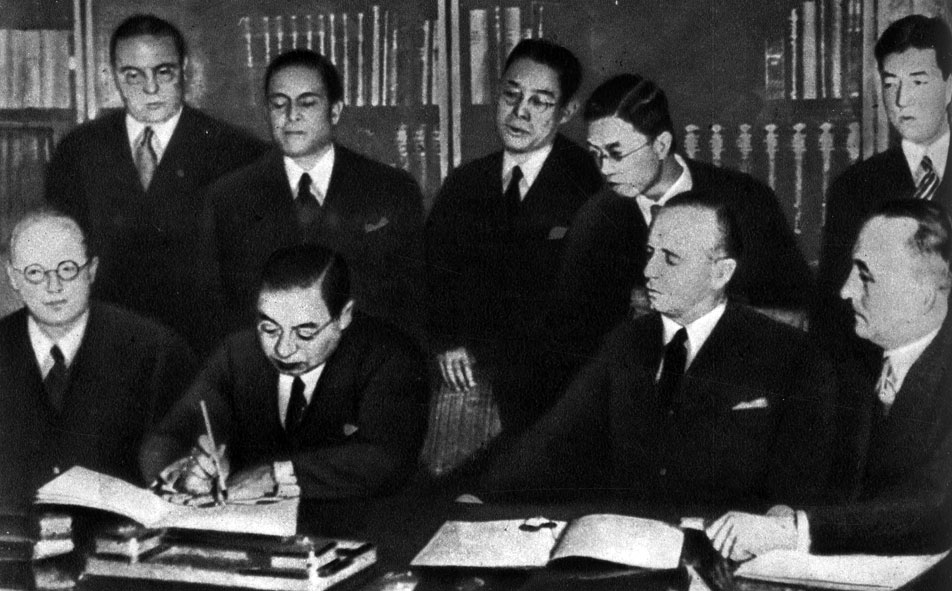 Подписание германо-японского соглашения