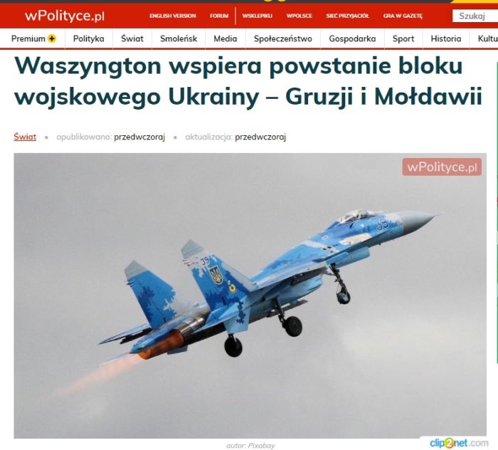 wPolityce: Киев по приказу США создаёт военный блок из Украины, Молдавии и Грузии