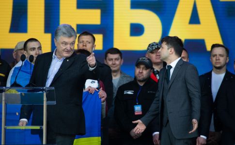 Порошенко и Зеленский