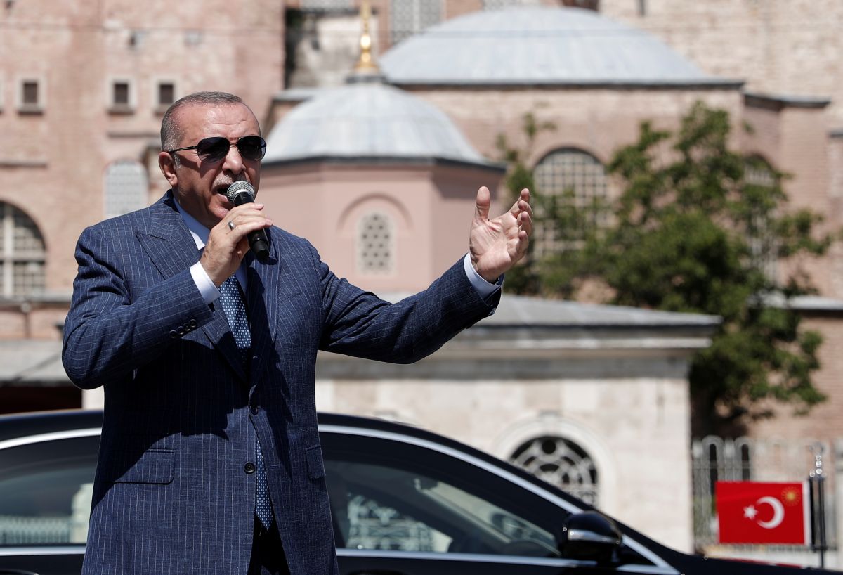 Президент Турции Эрдоган. 