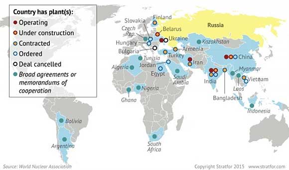 Российские АЭС в мире