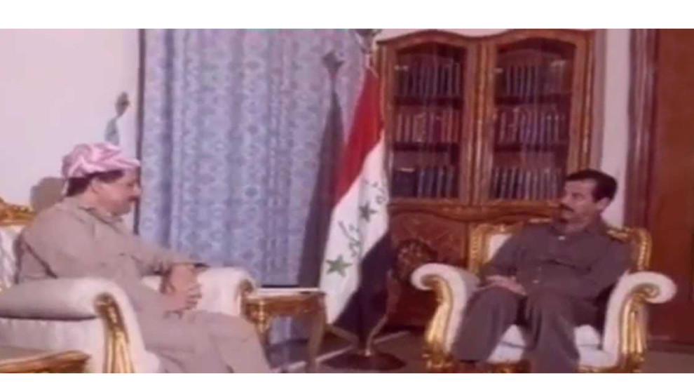 Мустафа Барзани и Саддам Хусейн – именно он предоставил курдам автономию