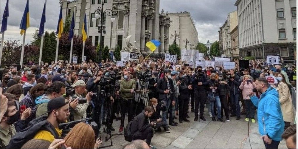 Протестные акции на Украине дело обычное