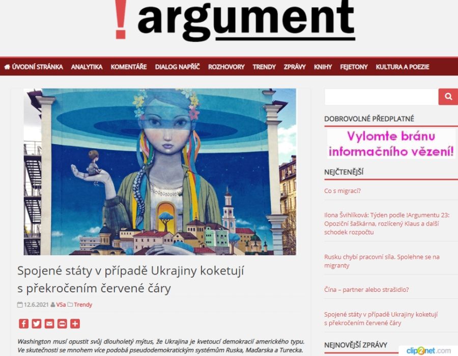 Časopis argument: В случае с Украиной США давно перешли красную черту
