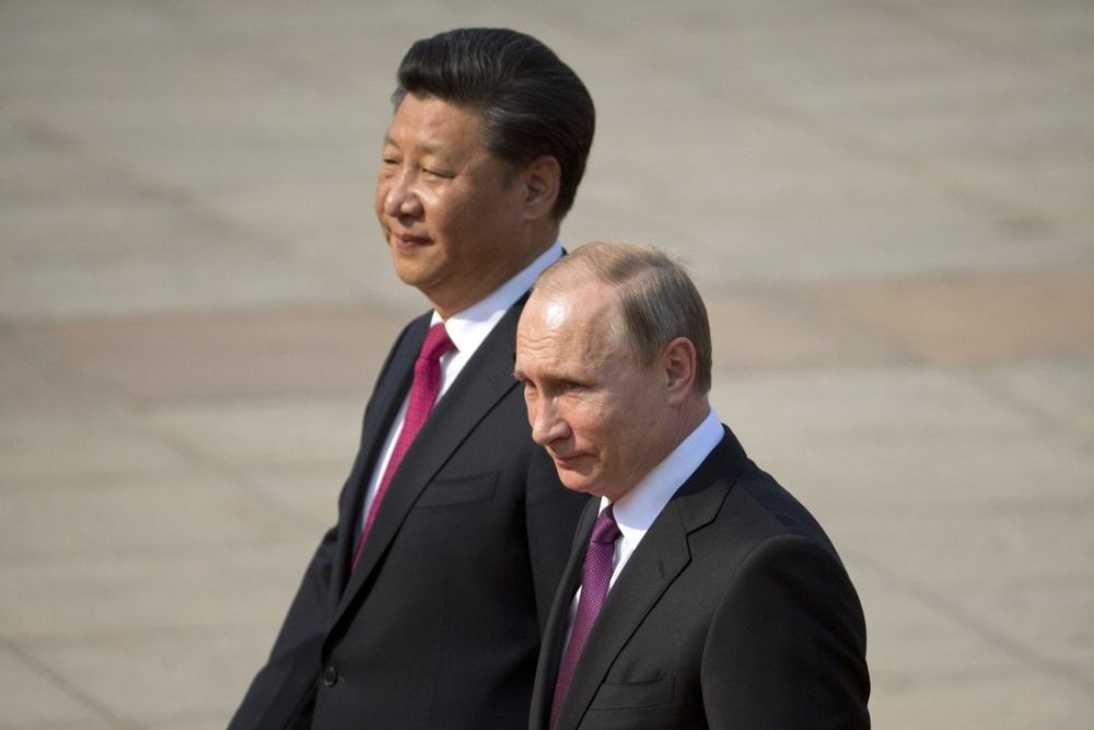 Си Цзиньпин и В. Путин