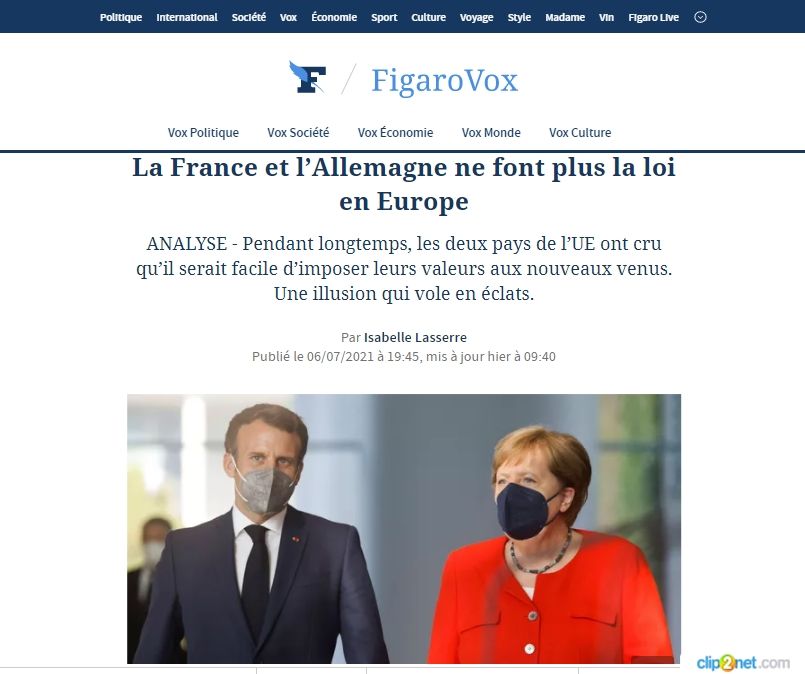 Le Figaro: Евросоюз раскалывается на Запад и Восток 