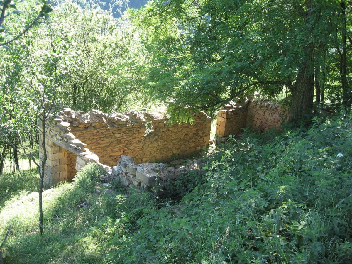 Руины сербских деревень, атакованных боевиками Сребреницы