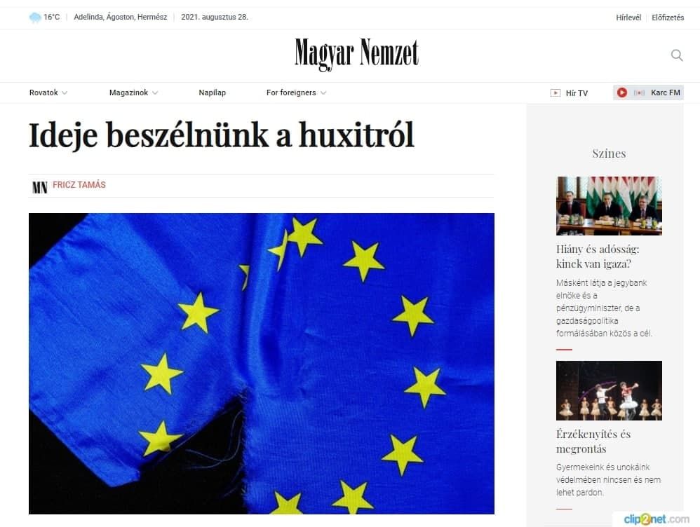 Magyar Nemzet: Возможен ли huxit?