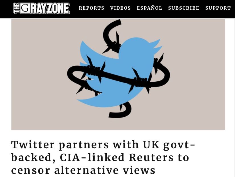 Associated Press и Reuters – не исключение. «Оба этих средства массовой информации являются надёжными рупорами западных правительств, но агентство Reuters делает ещё один шаг вперёд в своих дружеских отношениях с ними», – пишет портал Grayzone.