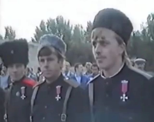 Уральские казаки на празднике (фрагмент видео)