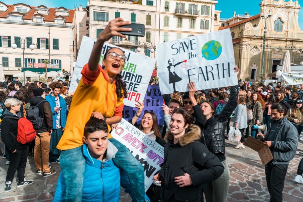 Экологическая акция в Риме