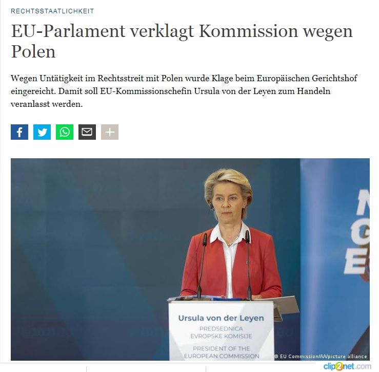 Европарламент подал в суд на Еврокомиссию – и всё из-за Польши