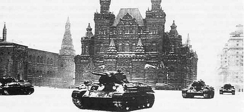 Военный парад 7 ноября 1941 года на Красной площади в Москве