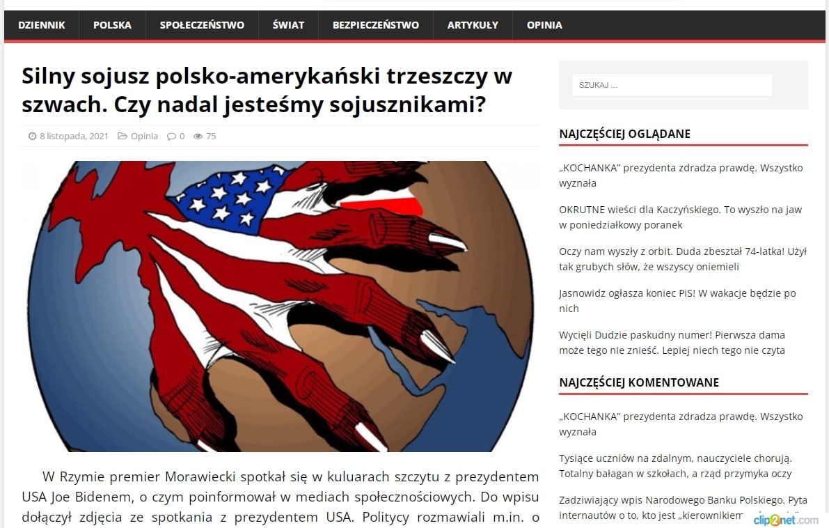 Dziennik polityczny: Польша – европейская колония США