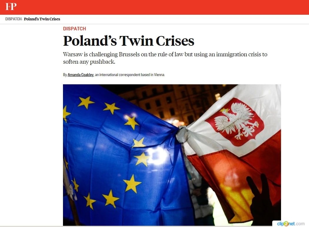 FP: Польша разрешила один кризис с помощью другого