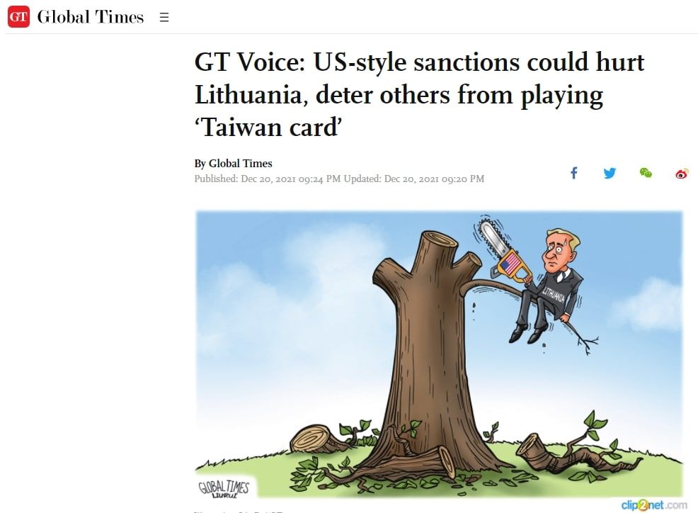 Инвесторы могут покинуть Литву – из-за санкций Пекина