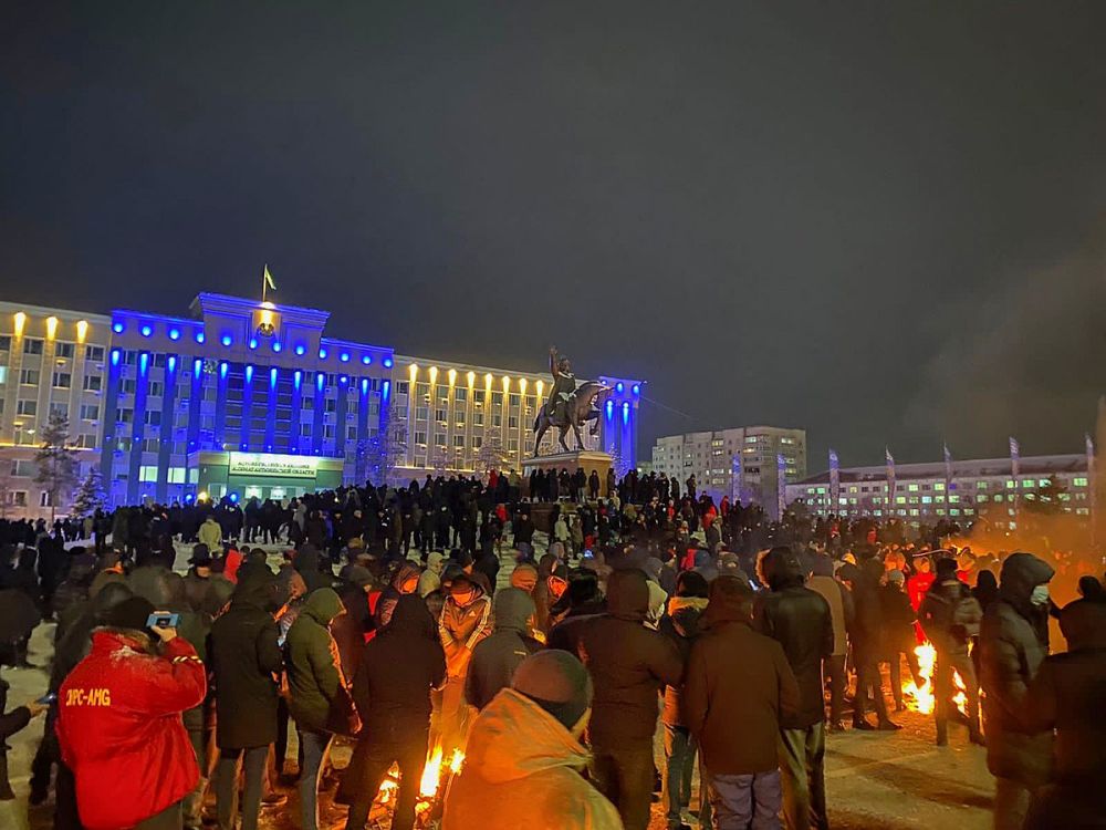 Протесты в Ак-Тобе (Актюбинск)