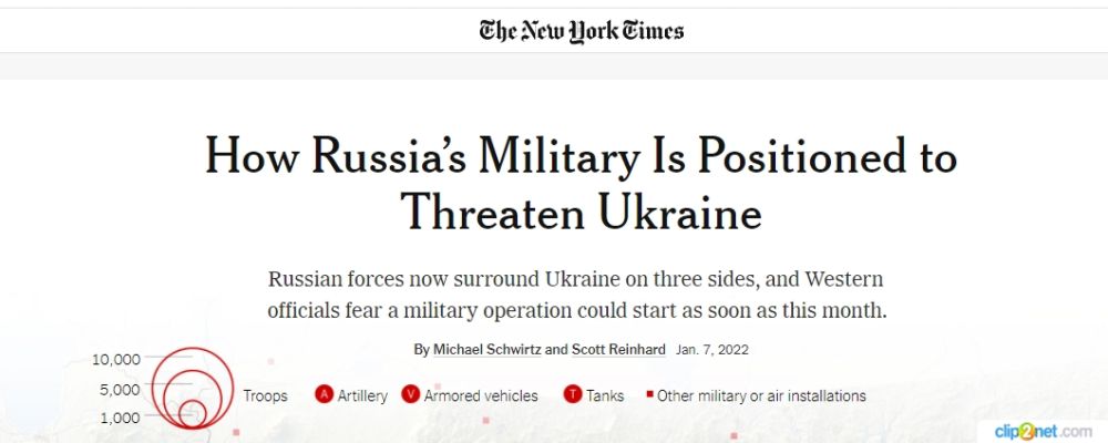 Редакция The New York Times намалевала ещё одну карту «вторжения»