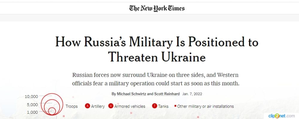 Редакция The New York Times намалевала ещё одну карту «вторжения»