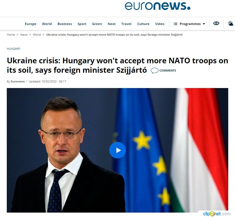 Euronews: Венгрия против антироссийских санкций