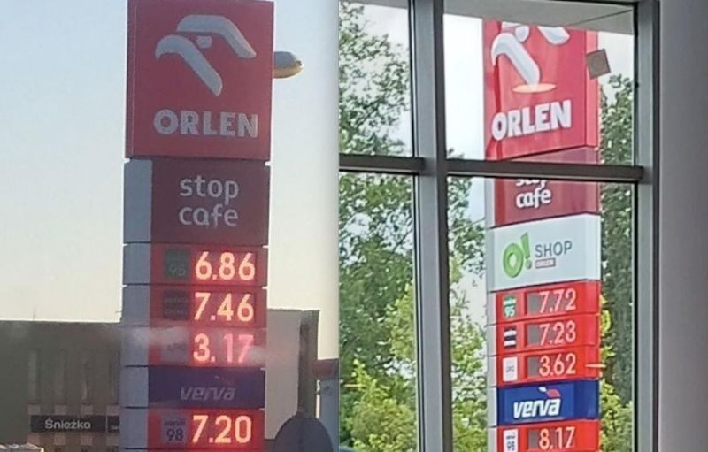 Польша. Бензин. Цена