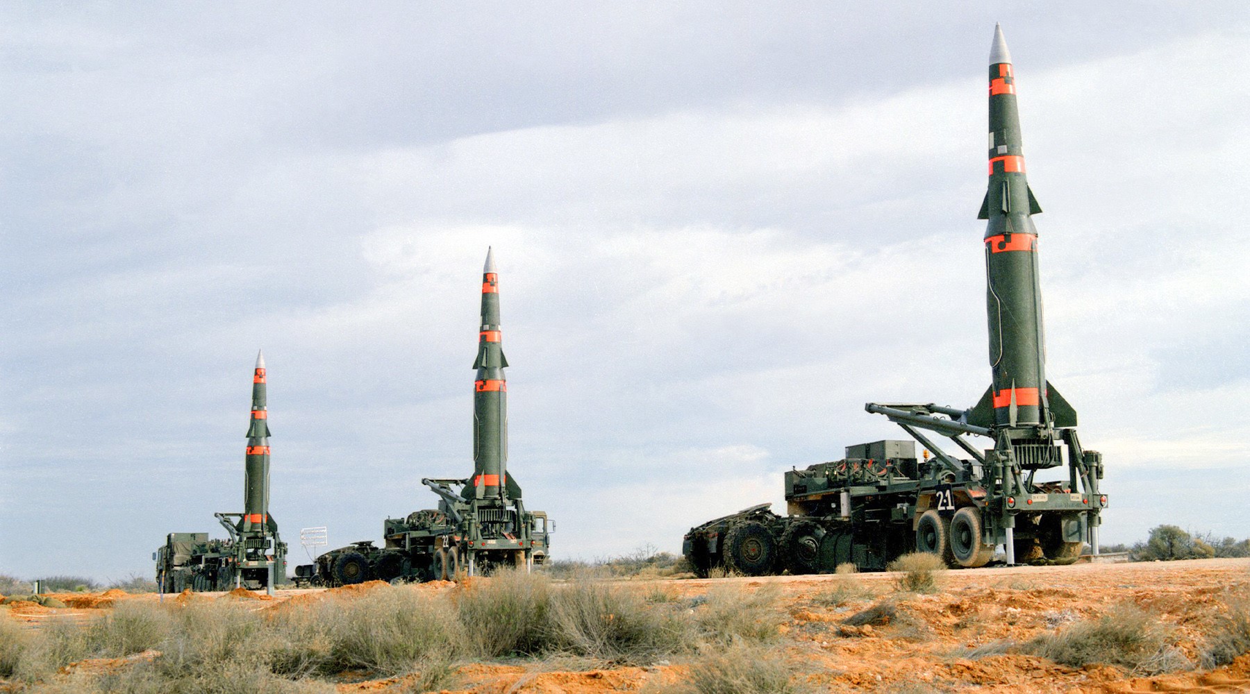 Ракеты «Першинг-2» с ядерными боеголовками, размещенные американцами в Европе в начале 80-х годов ХХ века