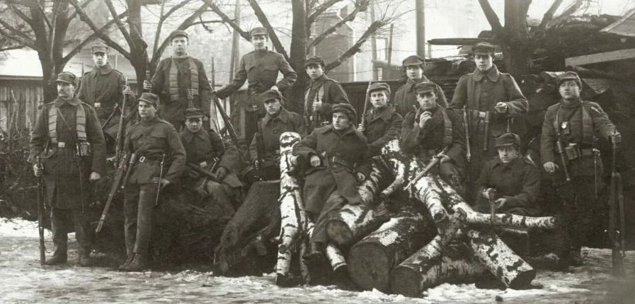 Литовские повстанцы в Мемеле