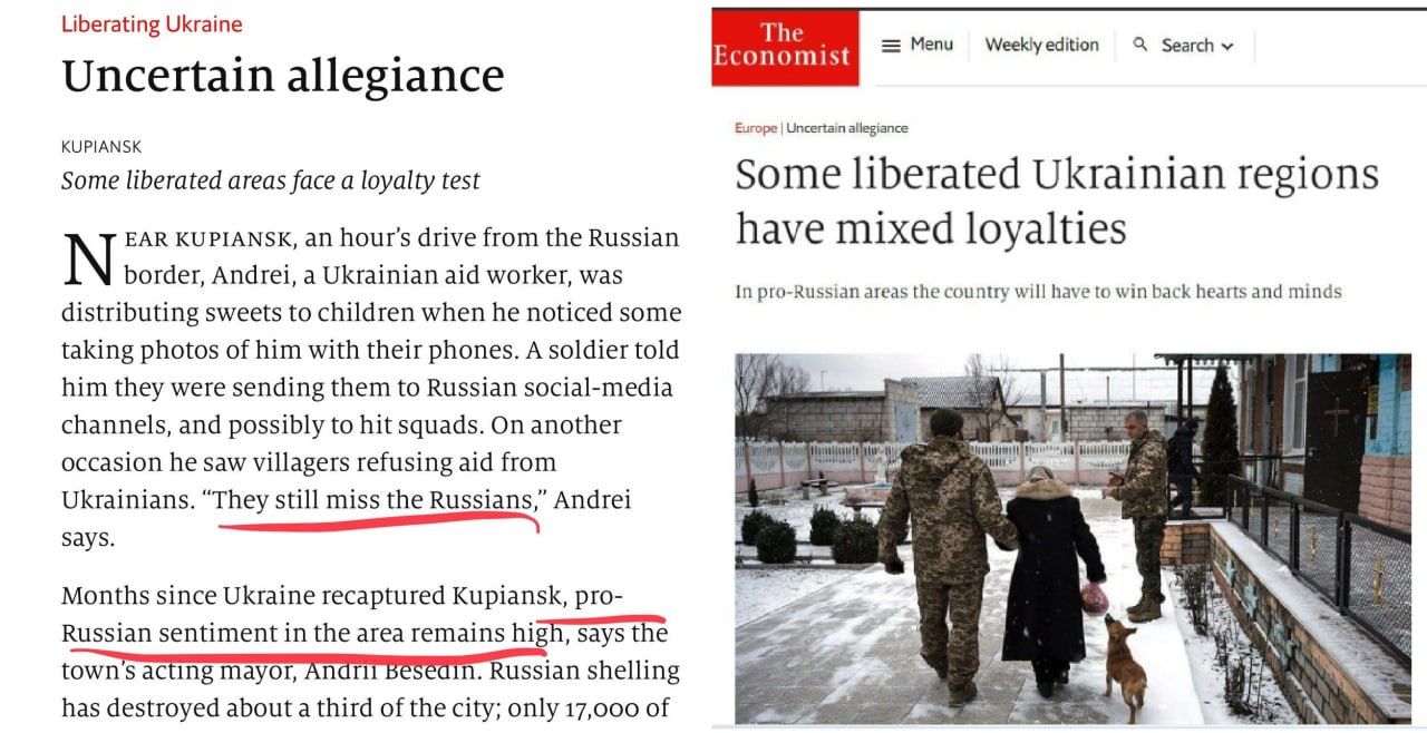 The Economist вынужден признать - русских ждут