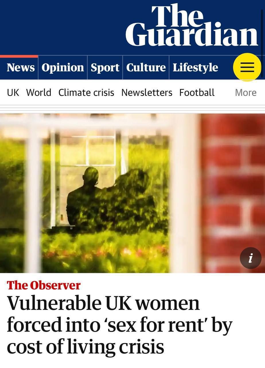 Уязвимых британских женщин принуждают к сексу за аренду