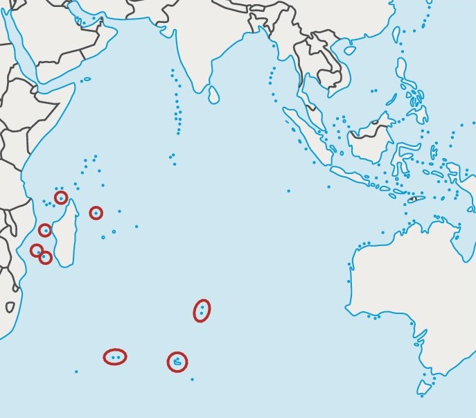 Колониальные районы Франции в бассейне Индийского океана