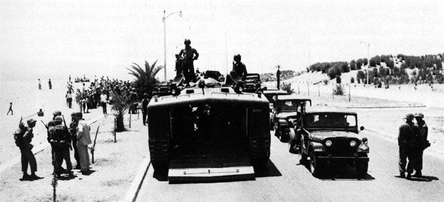 Американцы высаживаются в портах Бейрут и Сайда, 1958 г.