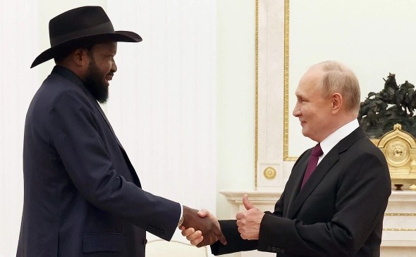 Президенты РФ и Южного Судана, Москва, 29 сентября 2023 г.