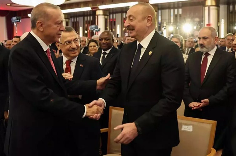 Эрдоган, Алиев и Пашинян в Анкаре