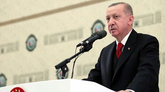 Президент Турции Реджеп Эрдоган на церемонии открытия «Цитадели»