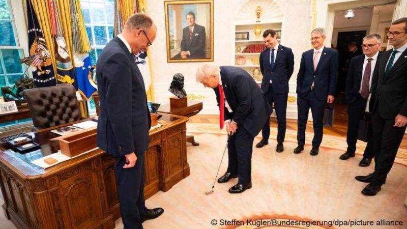 Мерц и Трамп – чему еще учить канцлера ФРГ, как не игре в гольф?