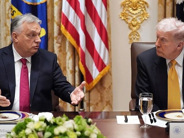 В. Орбан и Д. Трамп в Белом доме